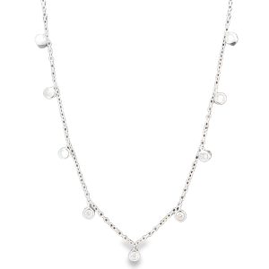 925 11X TUBE SET CZ'S ON ANCHOR CHAIN 4+1.4MM 3.8g <br/>M15853.42+3