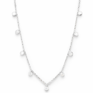925 11X TUBE SET CZ'S ON ANCHOR CHAIN 4+1.4MM 3.8g <br/>M15853.42+3
