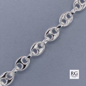 925 GUCCI LINK BRACELET+CHAIN - 5.3MM <br/>M15859