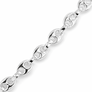 925 GUCCI LINK BRACELET+CHAIN - 5.3MM <br/>M15859