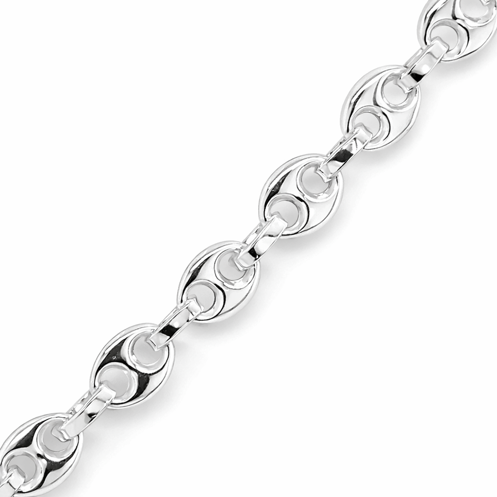925 GUCCI LINK BRACELET+CHAIN - 5.3MM <br/>M15859