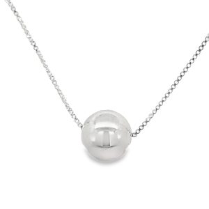 925 SLIDING PLAIN BALL ON BOX CHAIN - 8MM - 2g <br/>M15870.40+3