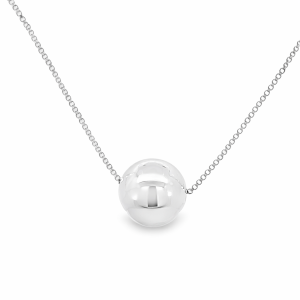 925 SLIDING PLAIN BALL ON BOX CHAIN - 8MM - 2g <br/>M15870.40+3