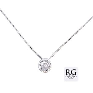 925 SLIDING TUBE SET RND CZ ON BOX CHAIN  7MM 1.9g <br/>M15872.40+3