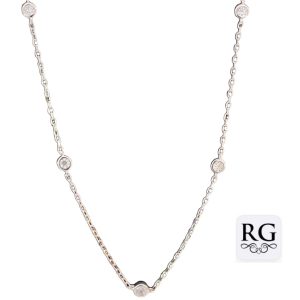 925 5x RND TUBE SET CZ'S ANCHOR CHAIN 4+1.3 - 2.4g <br/>M15882.42+3