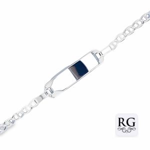 925 PLAIN ID MARINE LINK BRACELET - 5MM  <br/>M15905
