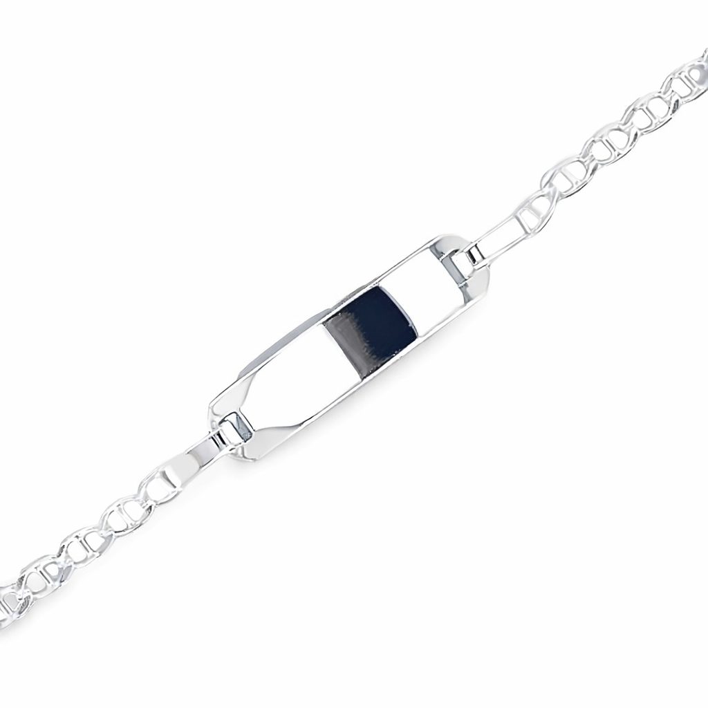 925 PLAIN ID MARINE LINK BRACELET - 5MM <br/>M15905
