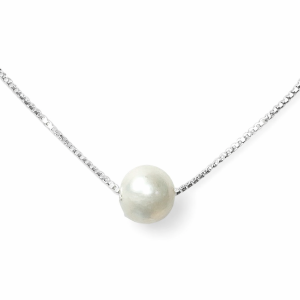 925 FW PEARL ON BOX CHAIN - 6MM  <br/>M15917.40+5