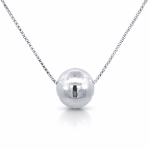 925 SLIDING PLAIN BALL ON BOX CHAIN - 10MM <br/>M15920.40+3