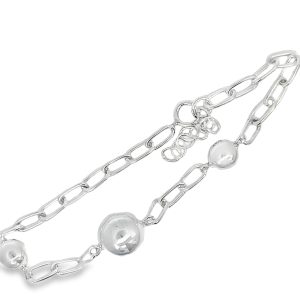 925 TRIP BALLS ON PAPERCLIP BRAC - 12+5MM - 21CM <br/>M15934.21