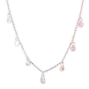 925 7X TUBE SET CZ'S ON ANCHOR CHAIN - 4+1.3MM <br/>M16004.38+5