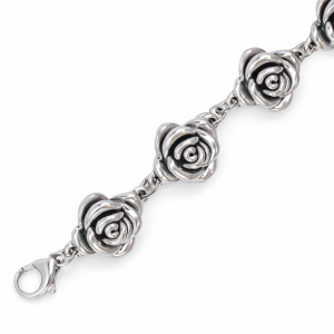 925 OXI ELECTROFORM 6X ROSES BRAC - 25MM - 23.4g <br/>M16007.21