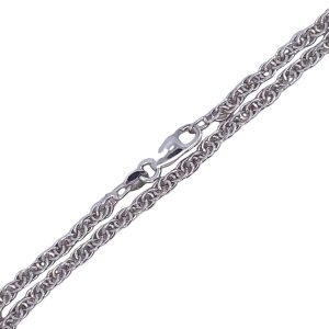 925 RH PL LOOSE ROPE BRACELET+CHAIN - 3.2MM  <br/>M16020