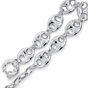 925 HOL GUCCI+DBL ROPE LINK BRAC+CHAIN - 14MM  <br/>M16022