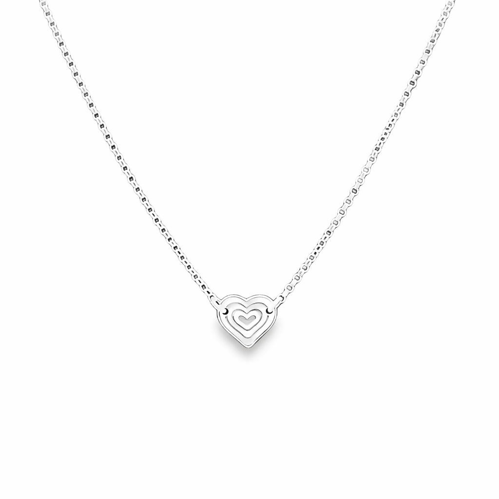 925 HEART ON ANCHOR BRAC+CHAIN - 8+1.4MM <br/>M16048