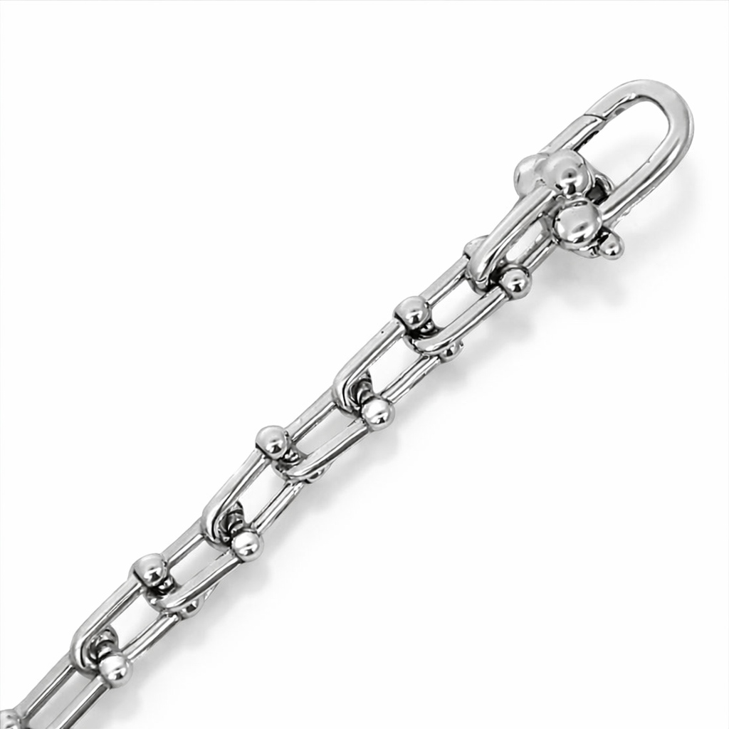925 TIFFANY LINK BRACELET+CHAIN - 6.5MM <br/>M16050