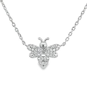 925 CZ PAVE BEE ON ANCHOR CHAIN - 16X12+1.3  2.57g <br/>M16059.42+3