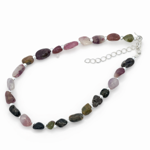925 OVAL MIXED TOURMALINE BRACELET - 6MM <br/>M16082.17+3