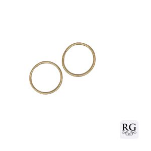 9CT YG HOLLOW SLEEPER - 12X0.8MM - 0.18g <br/>M1690