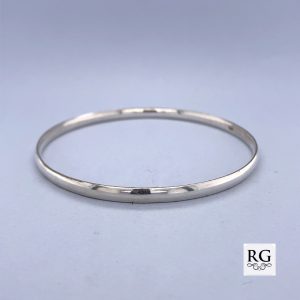 925 PLAIN COMFI-FIT BANGLE - 4MM  <br/>M18019