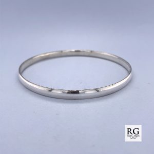 925 PLAIN COMFI-FIT BANGLE - 5MM  <br/>M18020