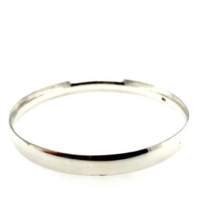 925 PLAIN COMFI-FIT BANGLE - 8MM  <br/>M18022