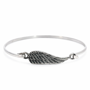 925 OXI SINGLE WING HINGE BANGLE 9+3MM 60 DIA 6.2g <br/>M18125