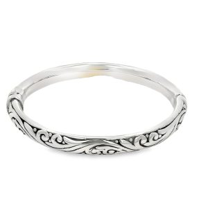 925 OXI ELECTROF FIL HINGE BANGLE 8MM 55 DIA 13g <br/>M18127