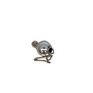 925 PLAIN BALL CLASPS - 8MM - 1 EYE - 0.9g <br/>M20089