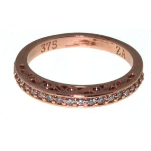 9CT RG DR:19X0.007CT GH DIA ETERNITY - 2.2MM - 2.5 <br/>M3169