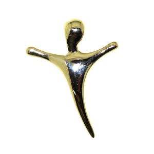 9CT YG ABSTRACT CROSS - 26X20 - 2.07g <br/>M553