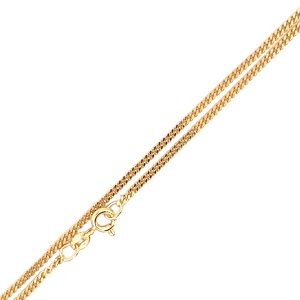 9CT YG CURB LINK CHAIN - 1.7MM - 46CM - 4g <br/>M5530.46