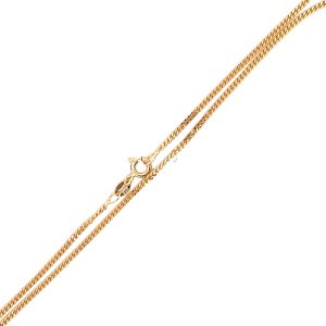 9CT YG CURB LINK CHAIN - 1.5MM - 46CM - 3.41g <br/>M5641.46