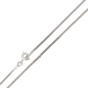 9CT WG CURB LINK CHAIN - 1.5MM  <br/>M5641W