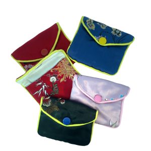 SATIN SILK JEWELLERY POUCH - SMALL - 5.5X7 - 12
